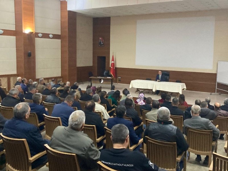 Kaymakam AKKAYA, Muhtarlarla Buluştu